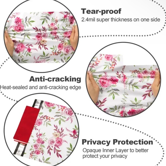 30pcs bundle 15 Polymailers 14.5 x 19in,  15 thank you cards - Picture 5 of 5